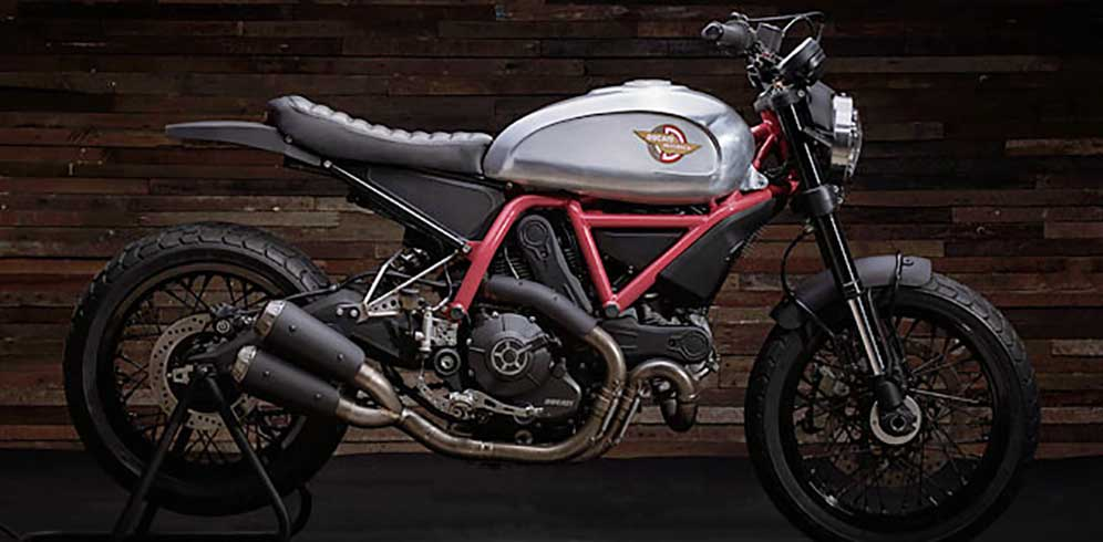 Benjie Cafe Racers Membangun Ducati Scrambler